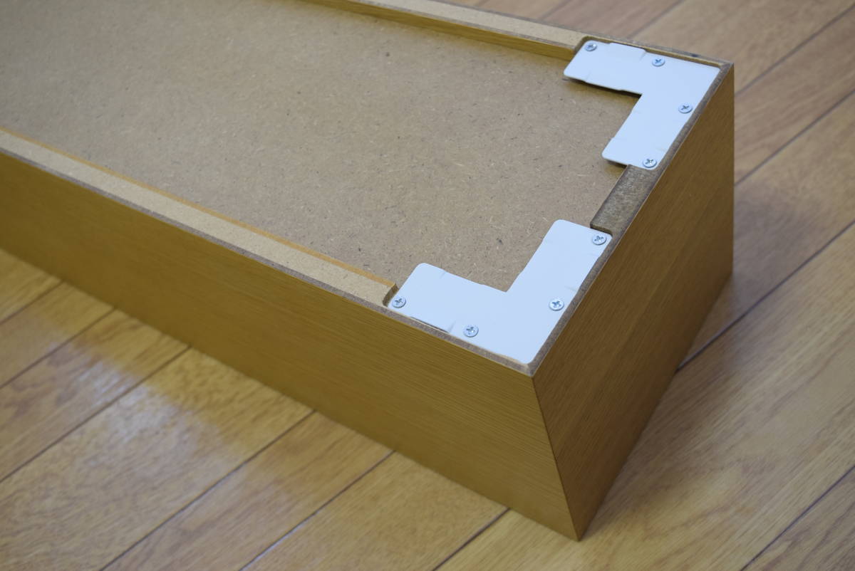 無印良品 MUJI 壁に付けられる家具箱 ウォールナット 幅88cm 取り付け 
