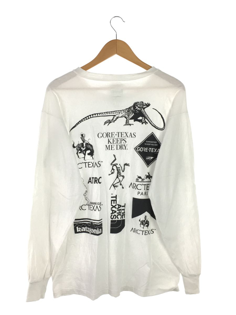 ARC’TEXAS/アークテキサス/arc’hive L/S Tee/長袖Tシャツ/L/コットン/WHT