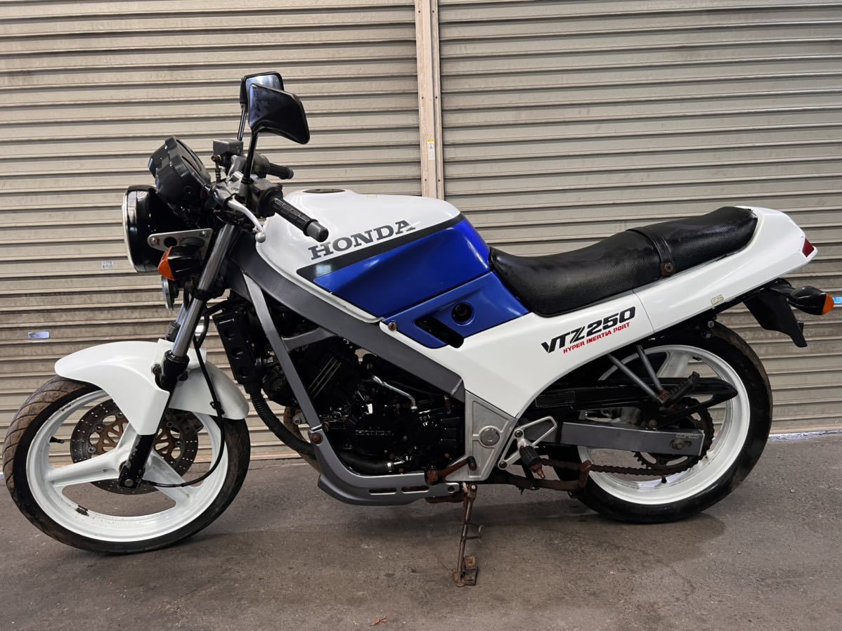 VTZ250 レストアベース 現状販売 鍵 書類あり 値下げ有り！現在不動