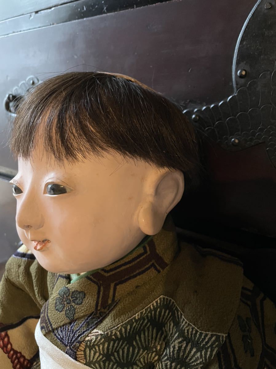 市松人形 大正時代 男の子 傷あり(市松人形)｜売買されたオークション