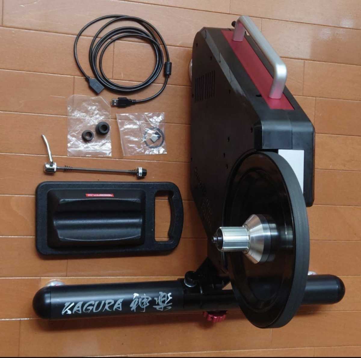 自転車 ミノウラ LR541 神楽 KAGURA スマートトレーナーZWIFT対応 美品