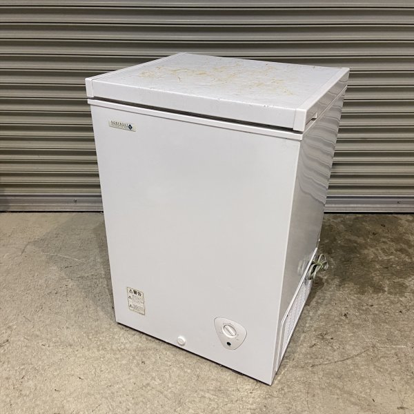 17年製 動作品 NORFROST 電気冷凍庫 JH94CR W56×D53×H84cm ノーフロスト 冷凍ストッカー チェストフリーザー 94L ノンフロン 手渡大歓迎