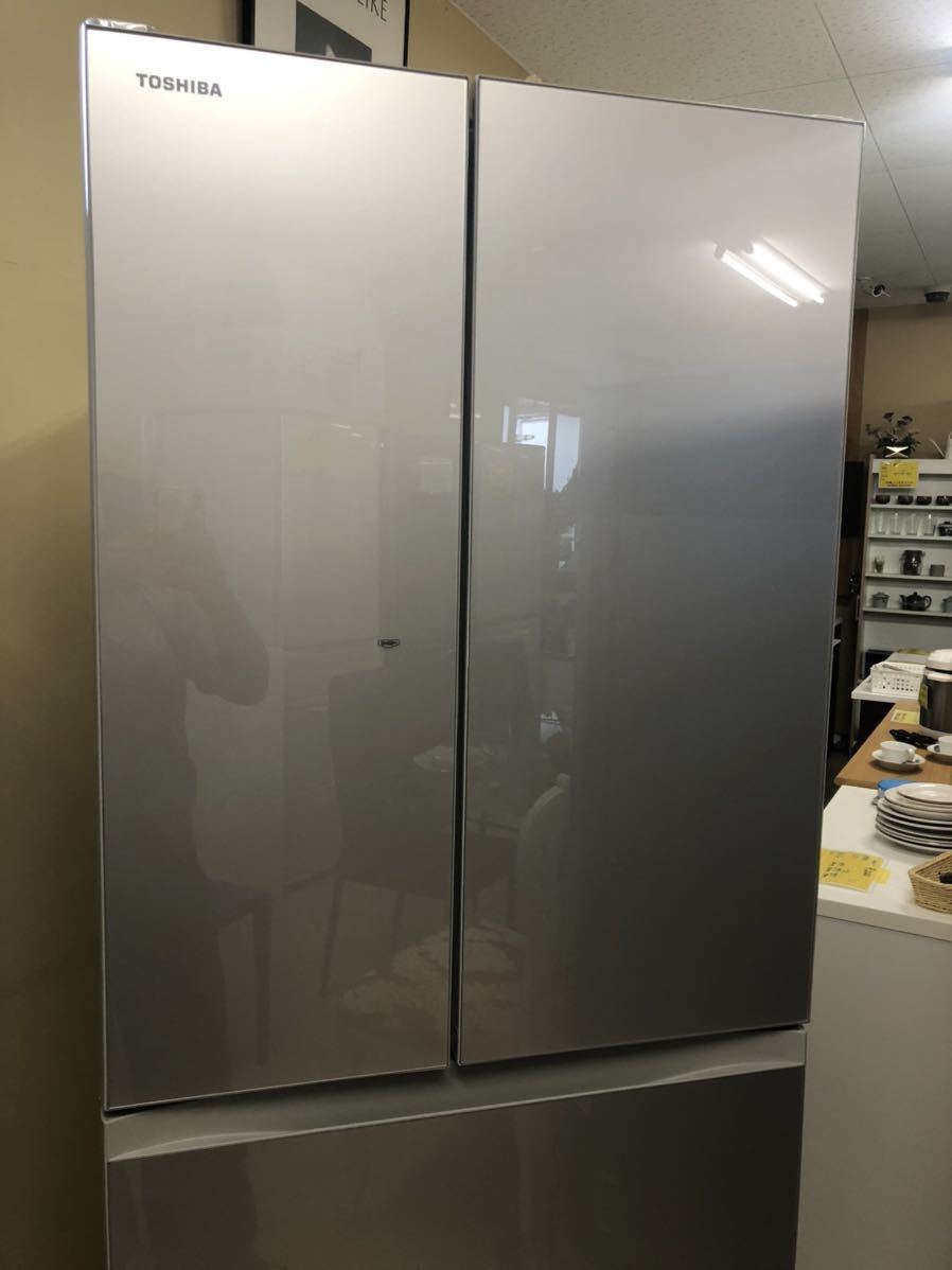 磐田市発/極美品東芝 TOSHIBA GR-S510FK(EC) 2021年製 509L 6ドア