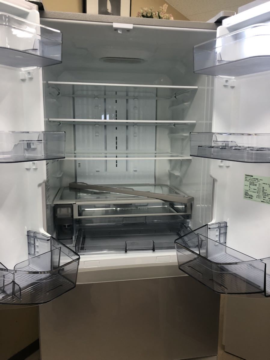 磐田市発/極美品東芝 TOSHIBA GR-S510FK(EC) 2021年製 509L 6ドア