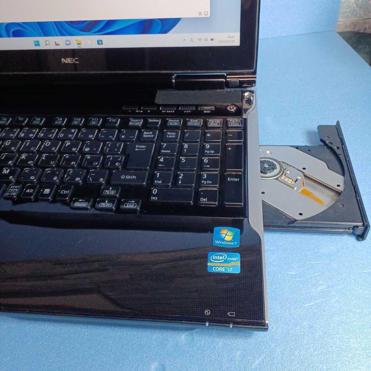 ☆最強Corei7☆メモリ8GB/高速SSD512GB/Windows11☆NEC☆LL750/H