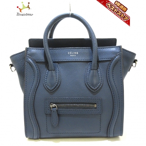 セリーヌ CELINE ハンドバッグ 168243LUG.07OR ラゲージナノショッパー 