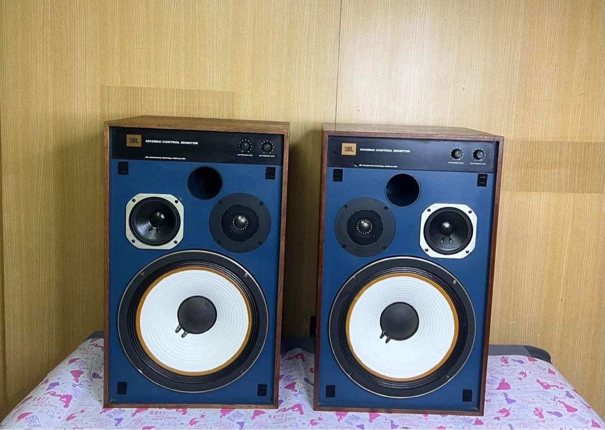【JBL】4312MkII CONTROL MONITOR スピーカーペア JBL 4312MKII スピーカーペア。CONTROL MONITOR 動作確認済み。。