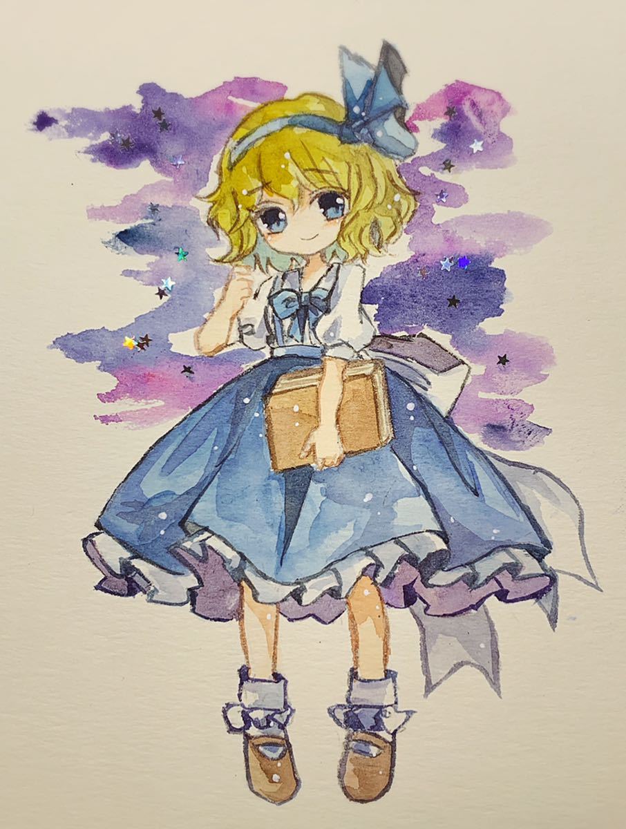 東方Project 東方旧作 アリス 手描きイラスト (手描きイラスト)｜売買