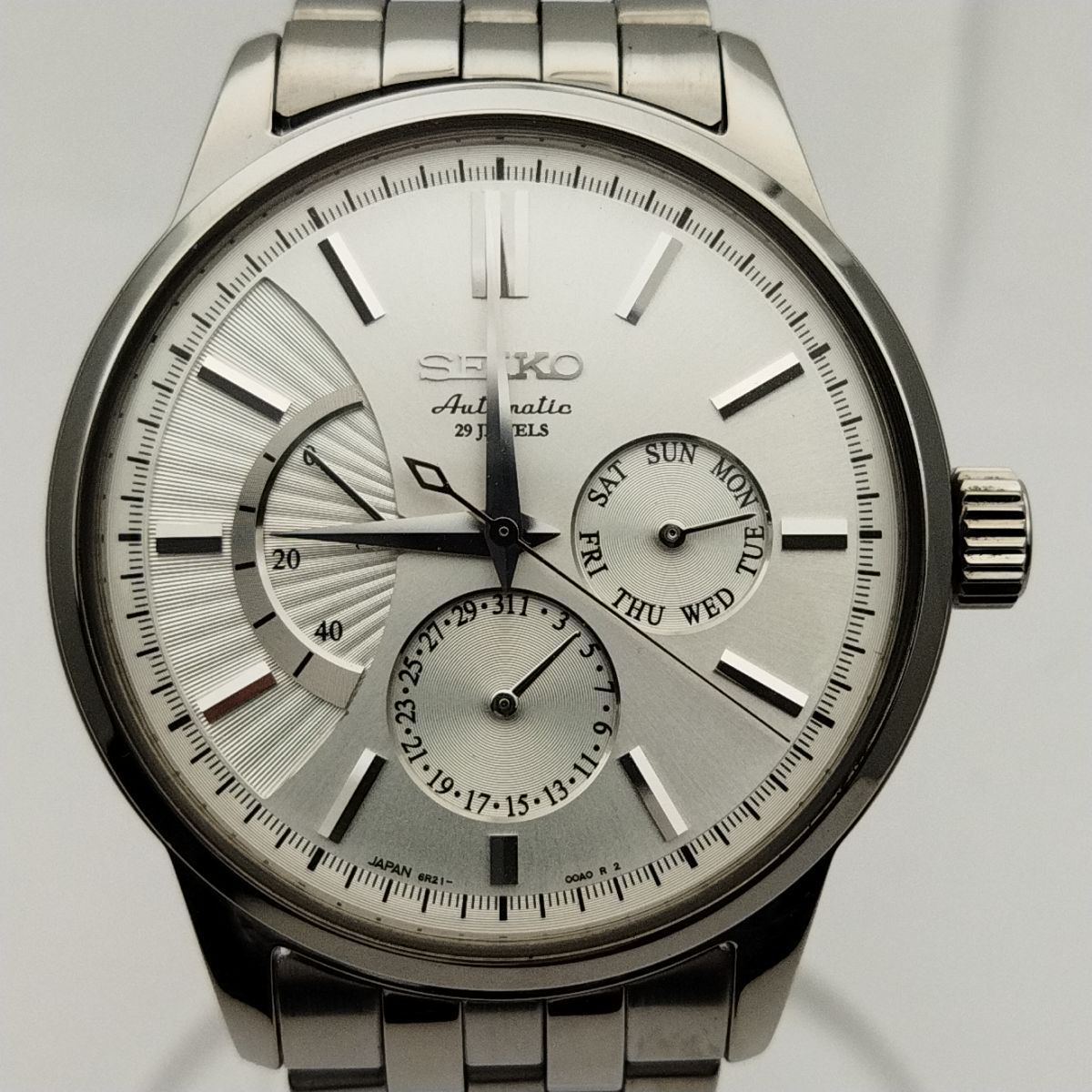 美品】セイコー メカニカル 6R21-00A0/SARC015 自動巻 メンズ 