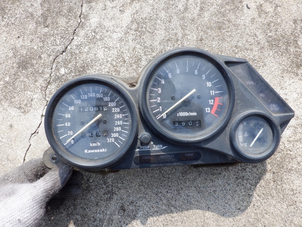 ZZR1100 ZXT10C 純正メーター 12061キロ 2026年最新Yahoo!オークション