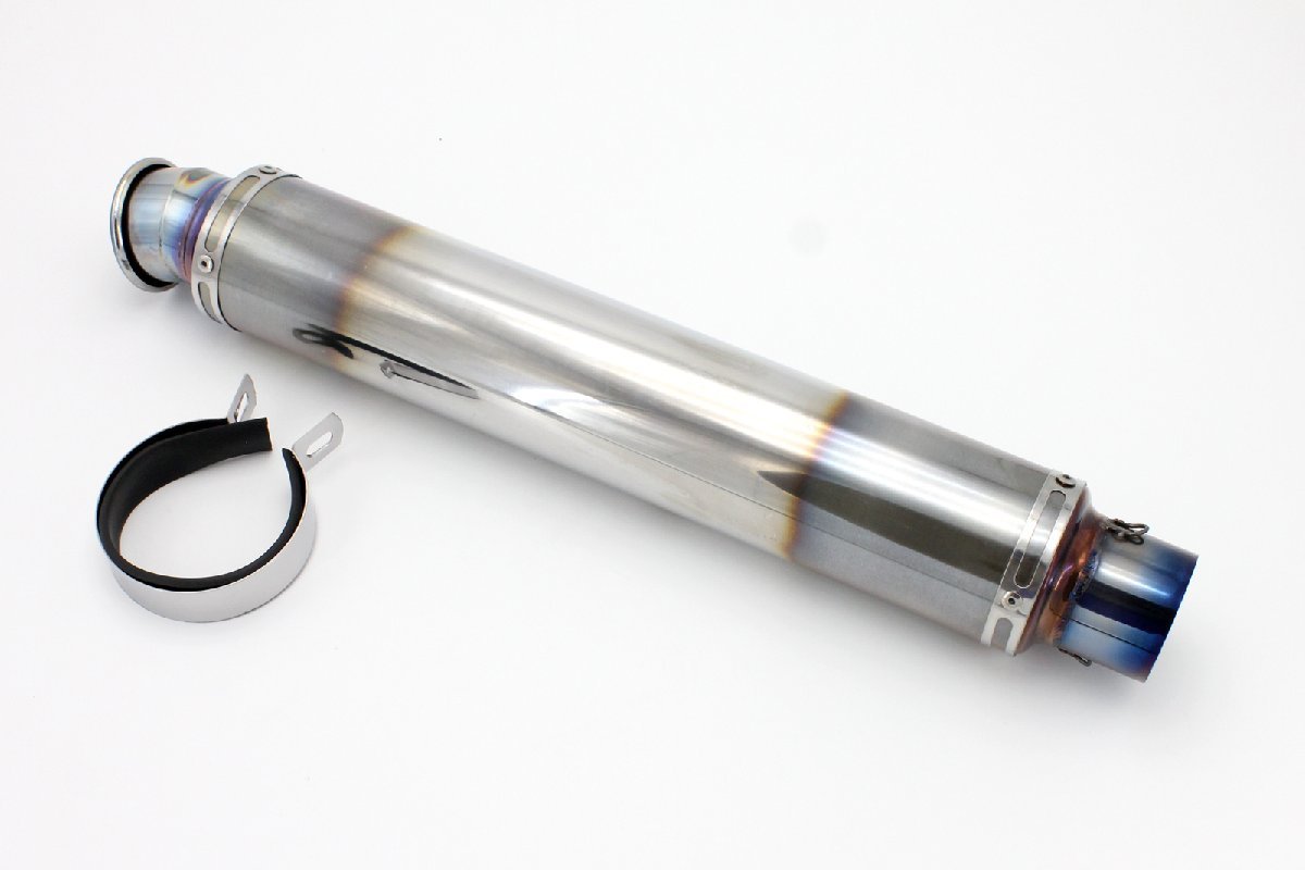 450mmサイレンサー 450mmサイレンサー 焼色ゼファー400 ZX-10R ZZR1100
