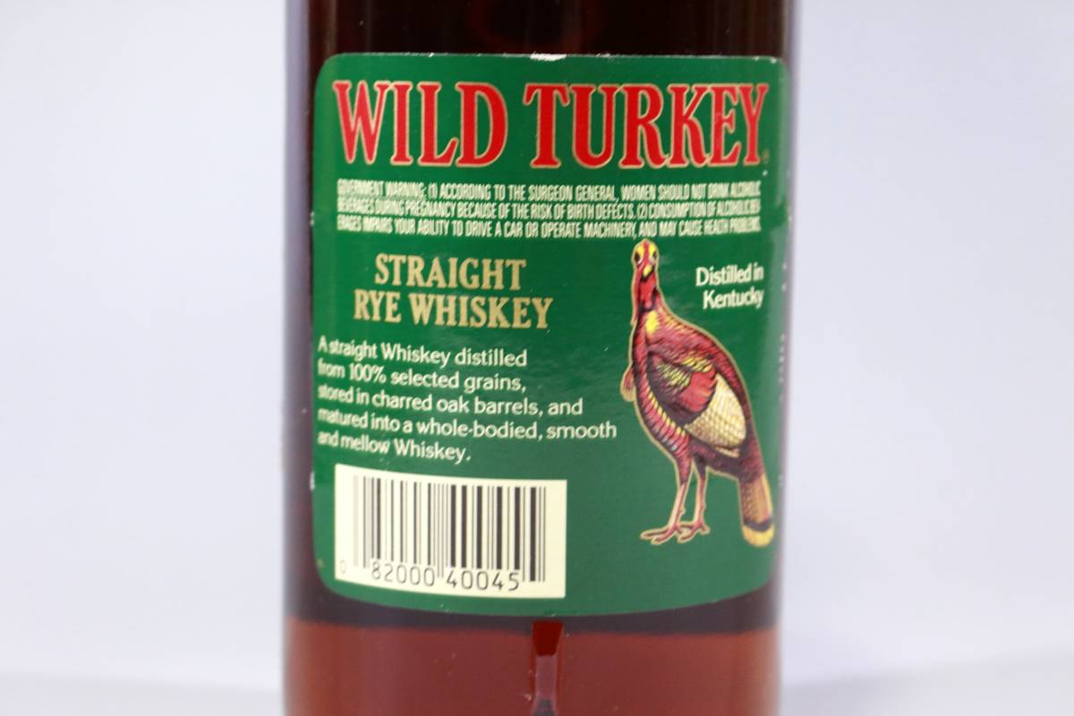 ◇WILD TURKEY RYE 50.5％ALC / VOL(101PROOF) 750ML 未開栓 ワイルド