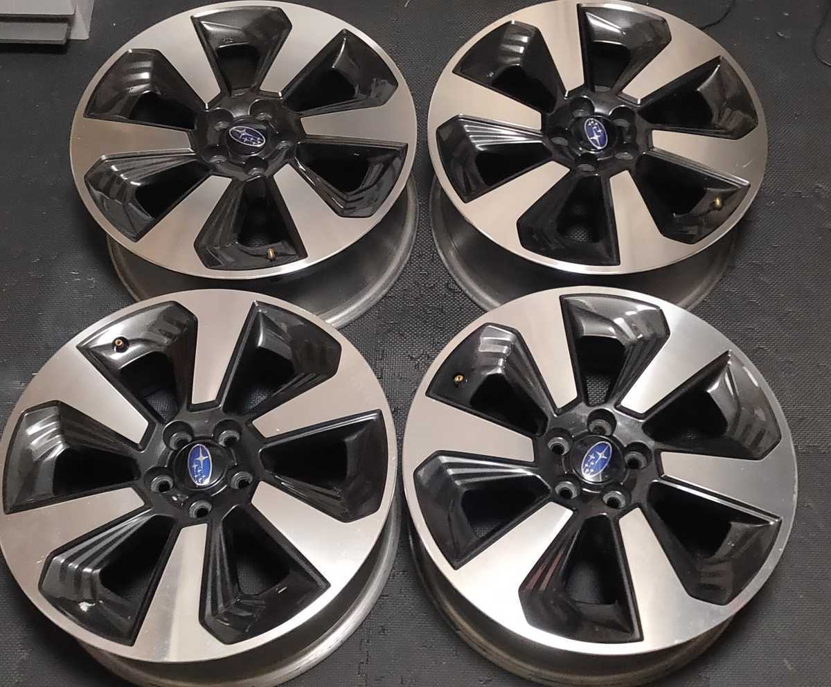 スバル　フォレスター　純正　１７インチ　高年式　低走行　④ 美品】スバル SJ型 フォレスター 純正 17インチ ホイール 4本セット
