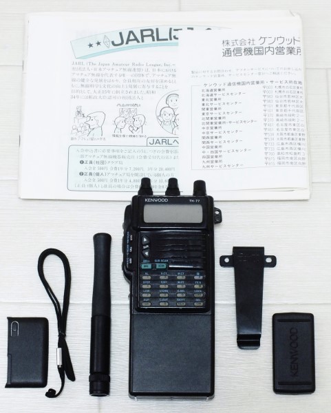 KENWOOD TH-77 トランシーバー 144⁄430MHz帯デュアルバンド TH
