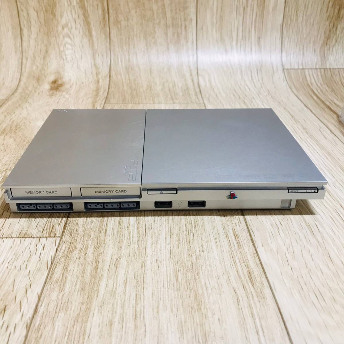 コントローラー未使用】 箱説明書付き SCPH-90000 シルバー PS2 薄型 