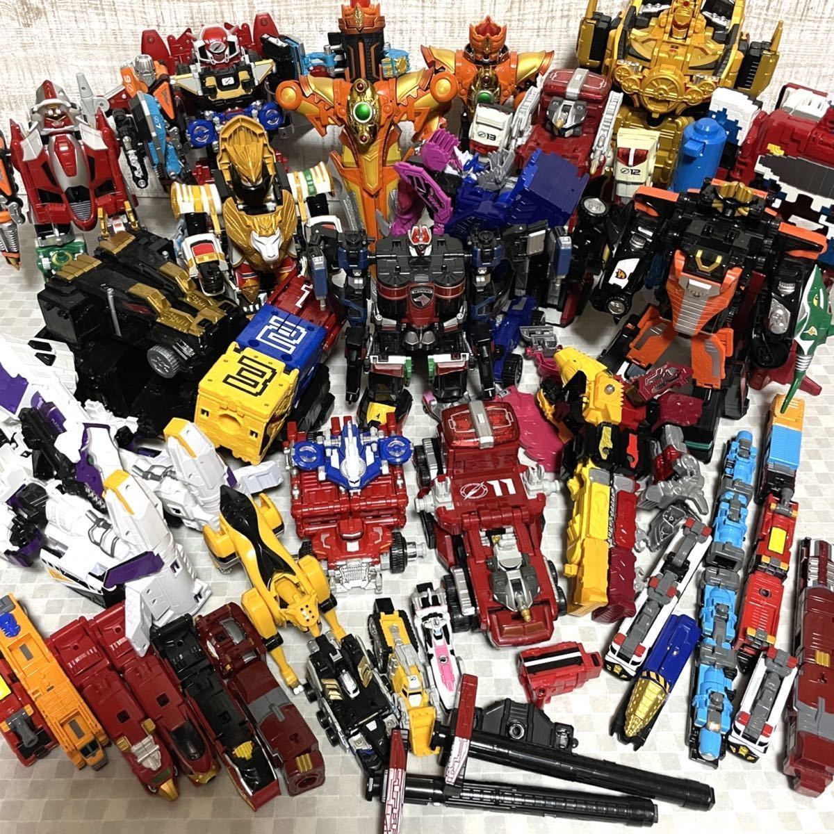 1円〜戦隊ヒーロー 当時物】スーパー戦隊 合体DX ロボット まとめ売り 