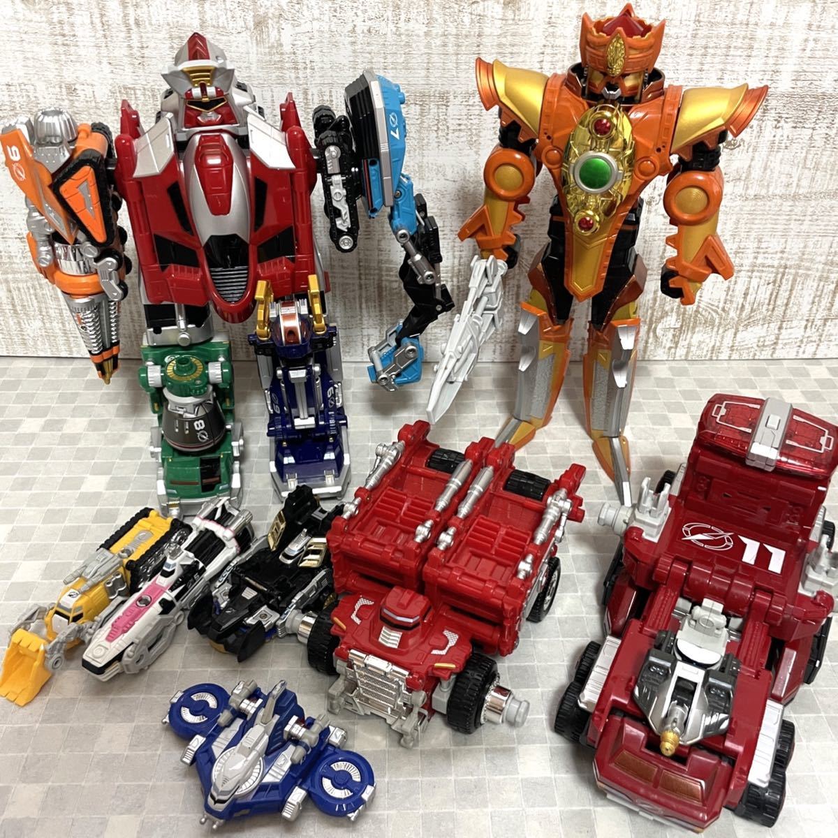 1円〜戦隊ヒーロー 当時物】スーパー戦隊 合体DX ロボット まとめ売り 