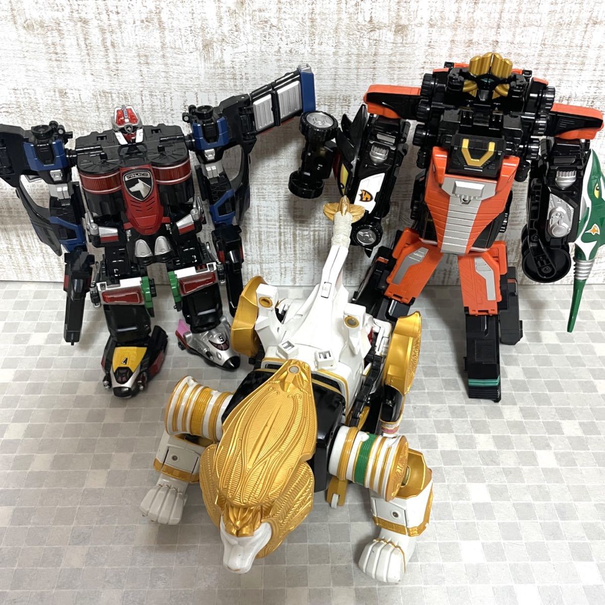 1円〜戦隊ヒーロー 当時物】スーパー戦隊 合体DX ロボット まとめ売り 