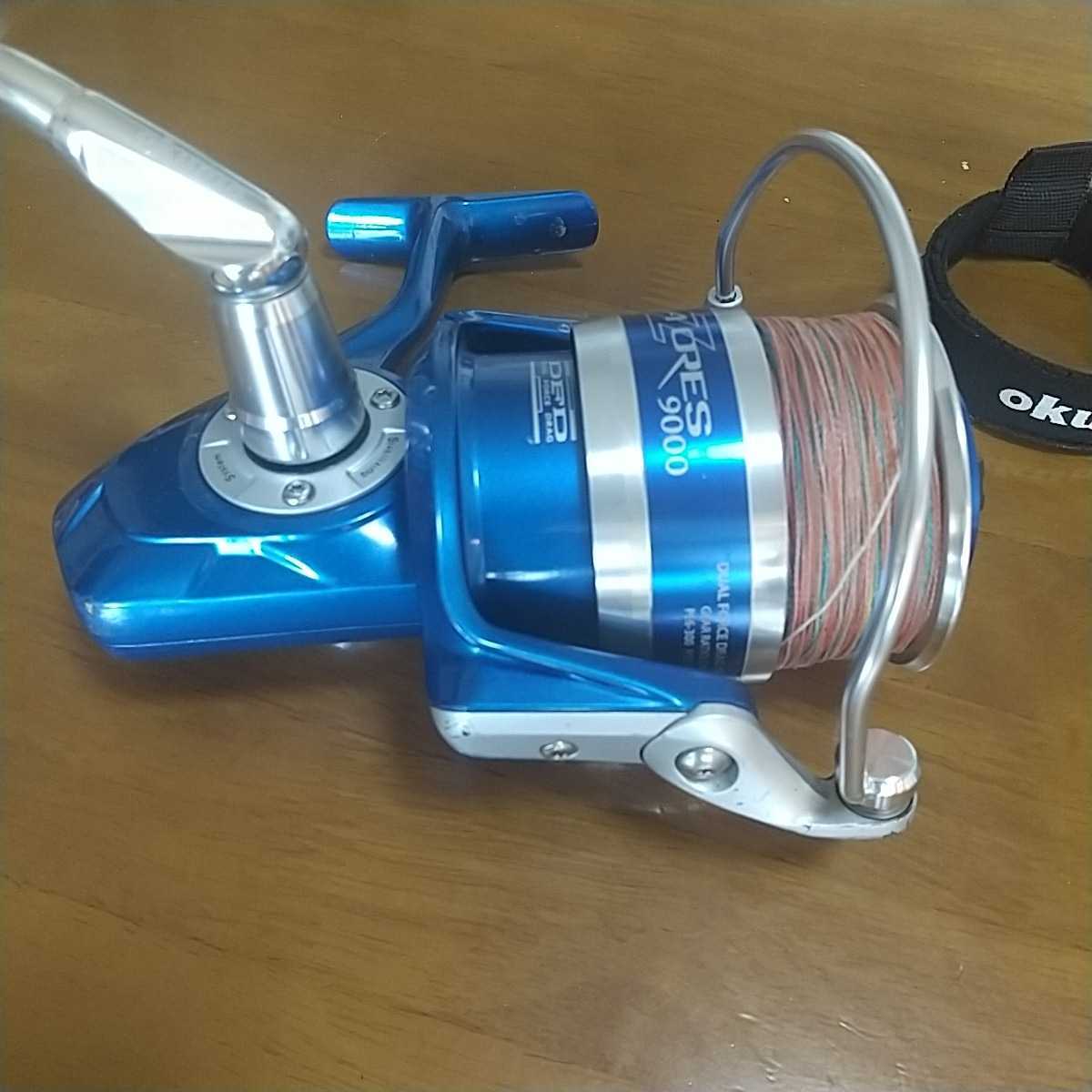 okuma AZORES9000 スピニングリール キハダ、ふかせ、ライブベイト