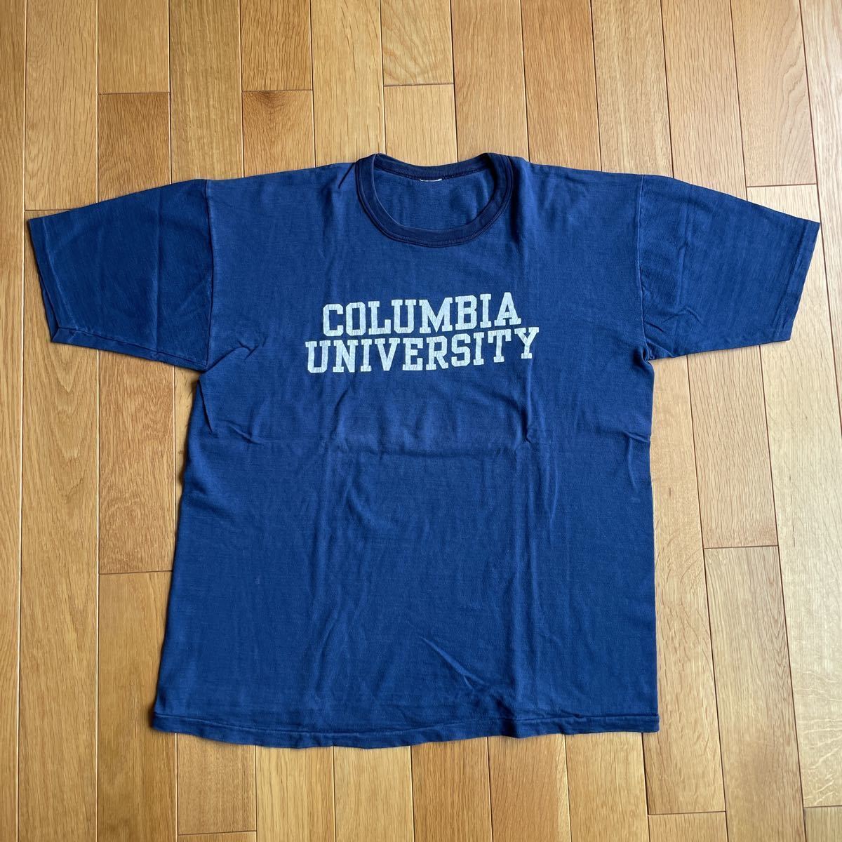 70s ビンテージ COLUMBIA UNIVERSITY カレッジ Tシャツ(チャンピオン 