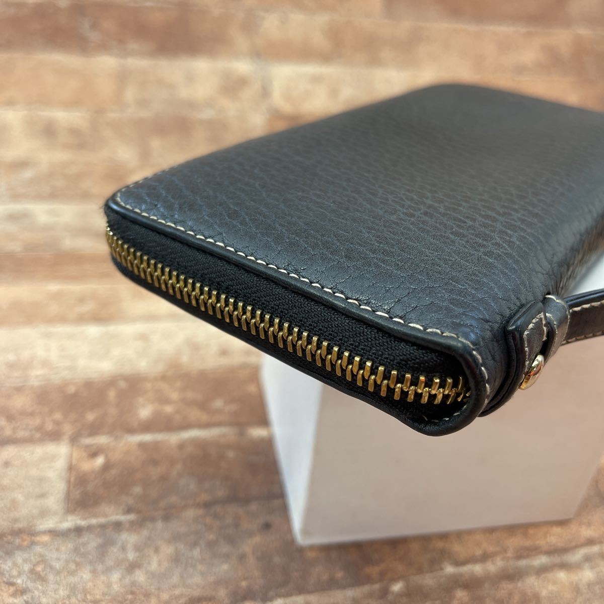 良品 LORO PIANA ロロピアーナ 長財布 ラウンドジップ ラウンド