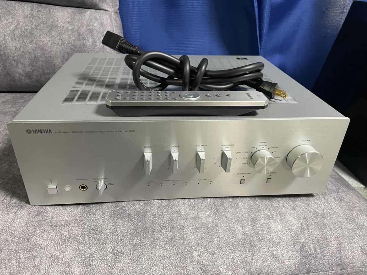  YAMAHA プリメインアンプ A-S801 リモコン付き(YAMAHA)｜売買されたオークション情報、yahooの商品情報をアーカイブ公開 - オークファン YAMAHA