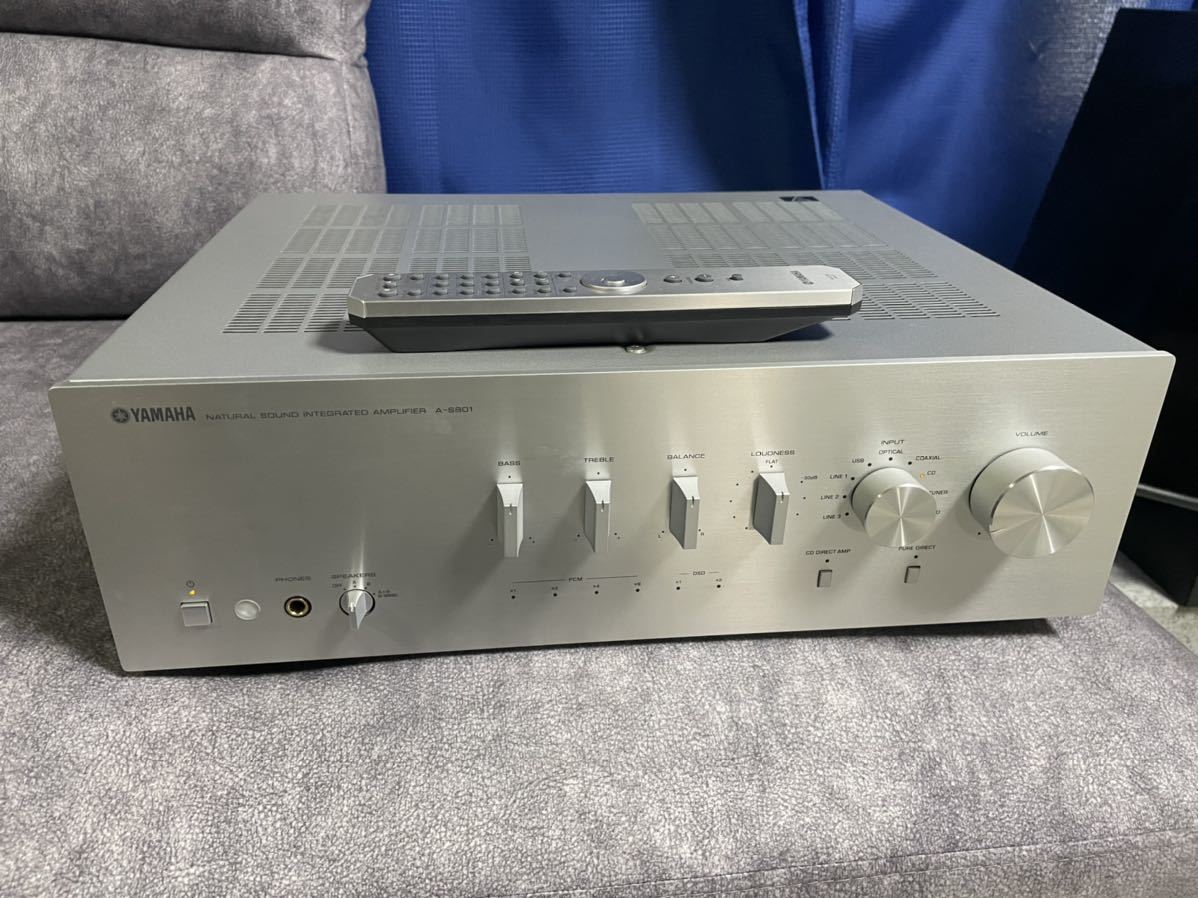 YAMAHA プリメインアンプ A-S801 リモコン付き美品 A-S801 プリメイン