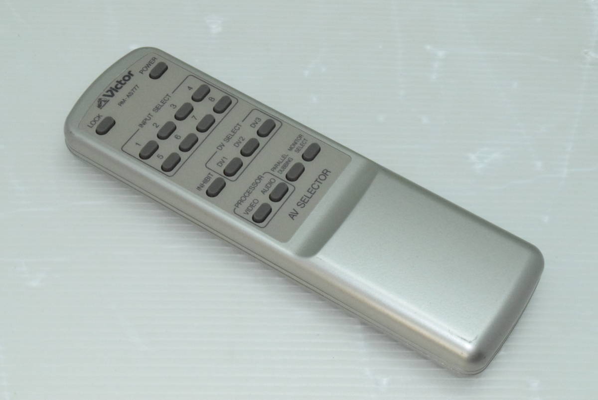Victor ビクター AVセレクター JX-S777 AV SELECTOR リモコン、取扱