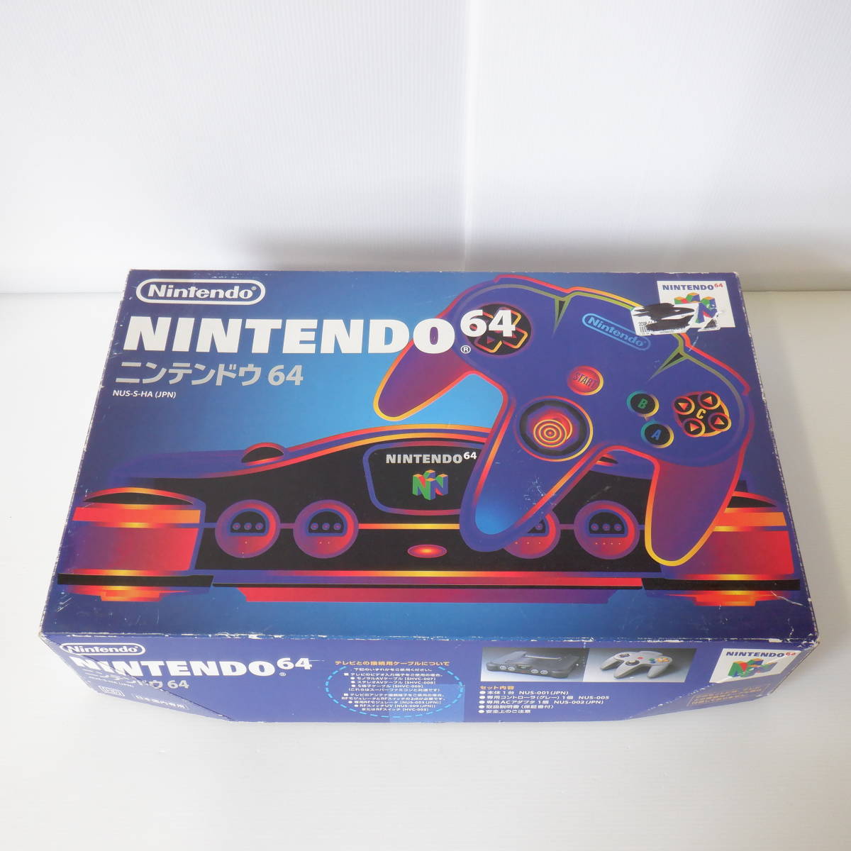 Nintendo64 クリアブルー 本体 箱付き NUS-001 任天堂 N64 任天堂