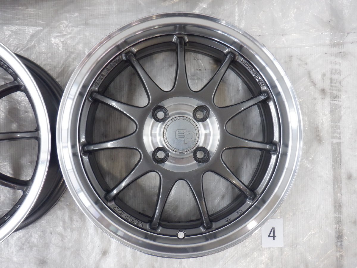 4H 100 5.5J +41 15インチ 社外品 ENKEI エンケイ IB-CONCEPT ep 