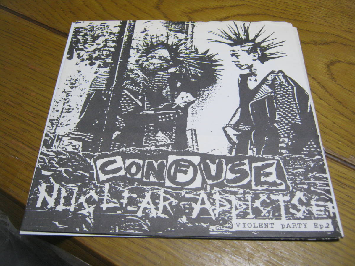 超激得，セール CONFUSE コンフューズ / NUCLEAR ADDICTS E.P. ソノシート GAI SWANKYS KURO NO CUT GESS GEDON STATE CHILDREN MESS Dundees CRAPS(インディーズ)｜売買されたオークション情報、yahooの商品情報をアーカイブ公開 - オーク インディーズ