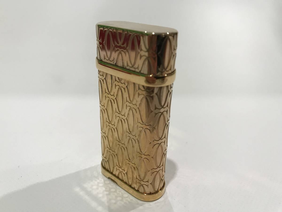Cartier カルティエ ロゴ ライター ゴールド