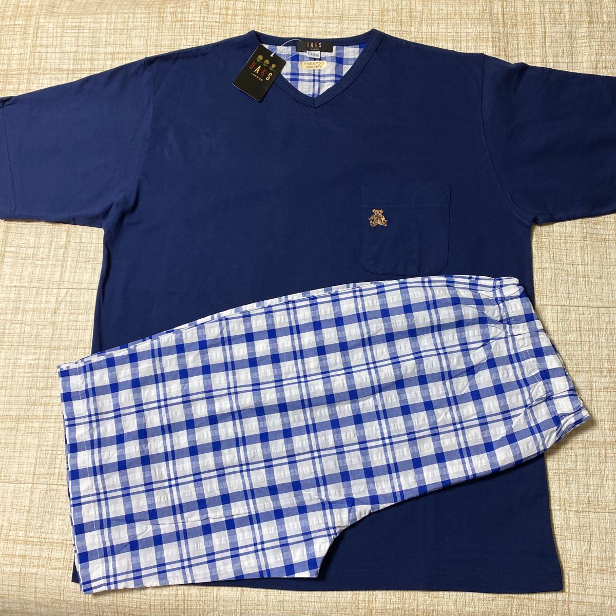  日登美 株 DAKSメンズ半袖短パンルームウェアLサイズ綿100%日本製 レア クマちゃんワンポイント(男性用)｜売買されたオークション情報、yahooの商品情報をアーカイブ公開 - オークファン 男性用
