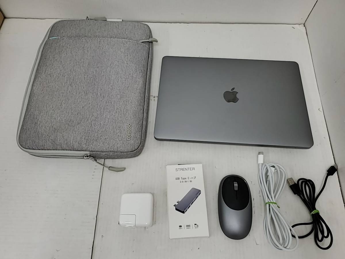 T099[08](MacBook Air 500GB) 動作中古 マックブック (Retina， 13-inch， 2020) A2179 メモリ16GB 付属/マウス/TypeCハブ/PCケース 7/27出品