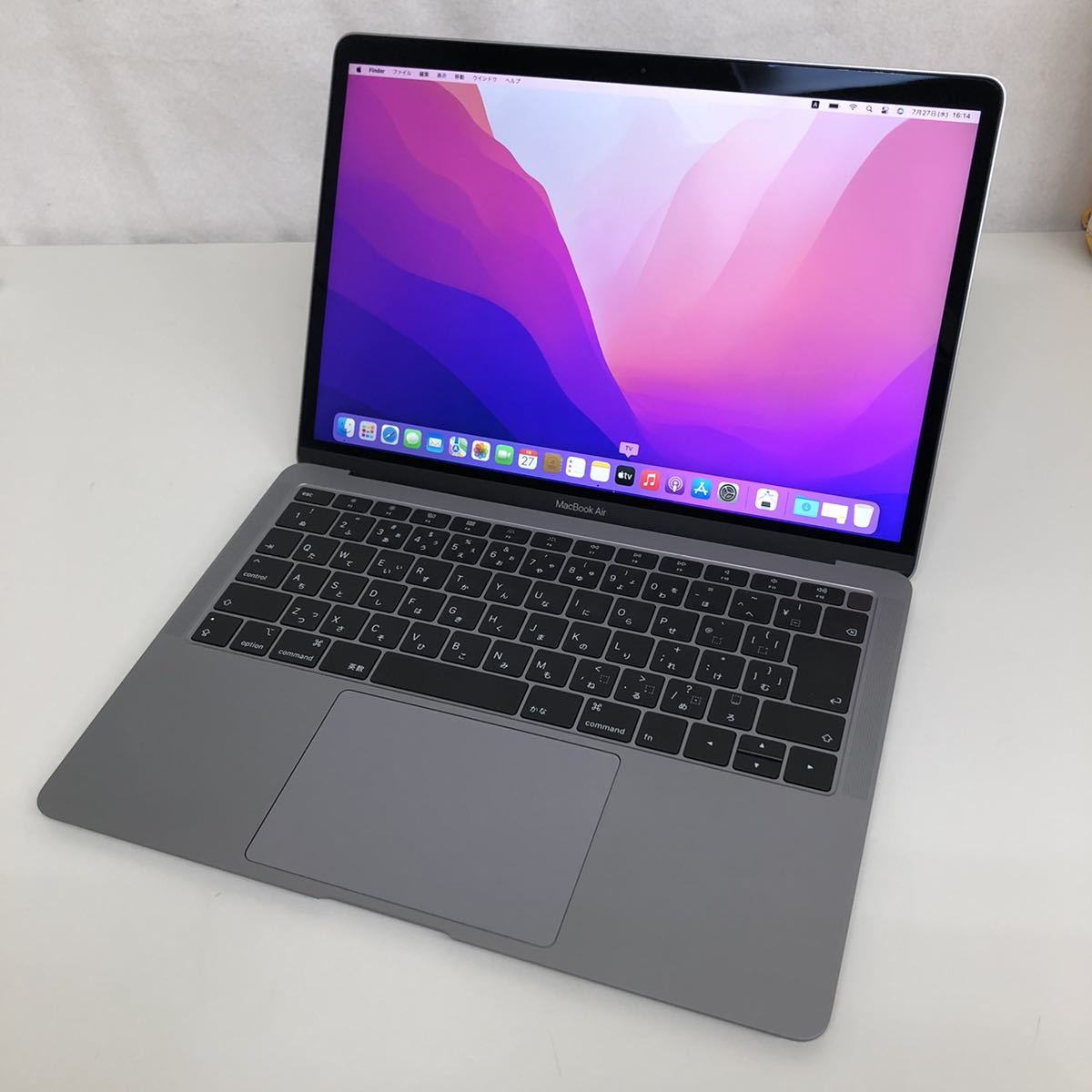 Apple MacBook Air Retina 13インチ 2019 MVFH2J/A Monterey/Core i5