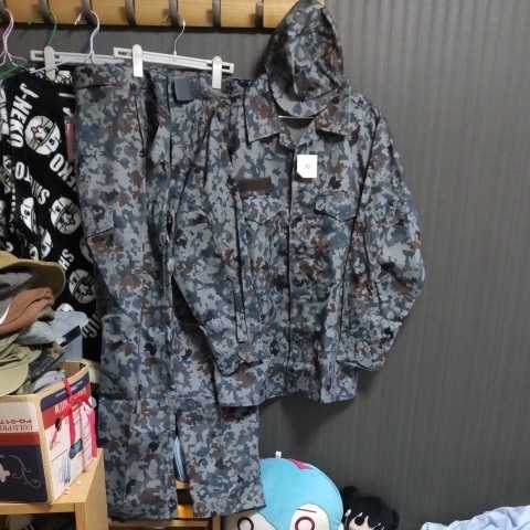 航空自衛隊 新型デジタル迷彩 作業服 上下ヘルメットインナーキャップ 