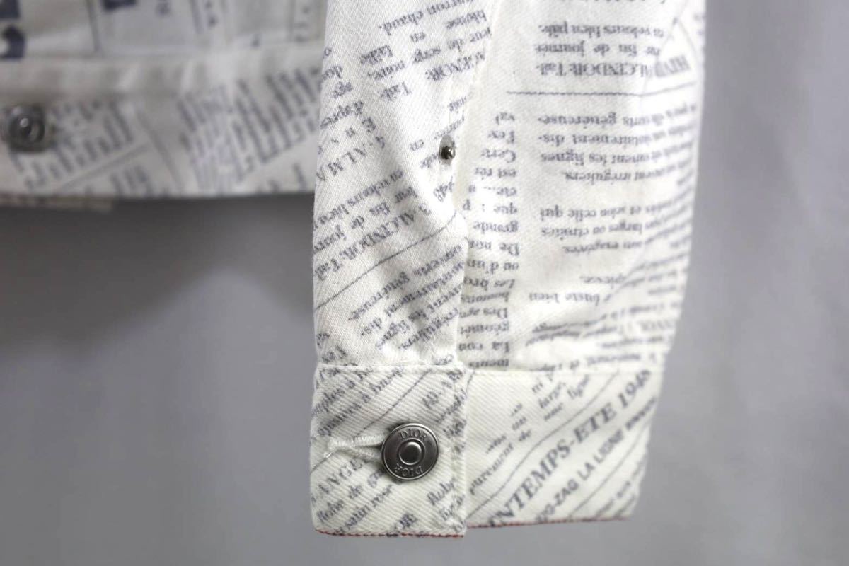 Print Jacket Dior Newspaper Jacket Dior HOMME ディオールオム