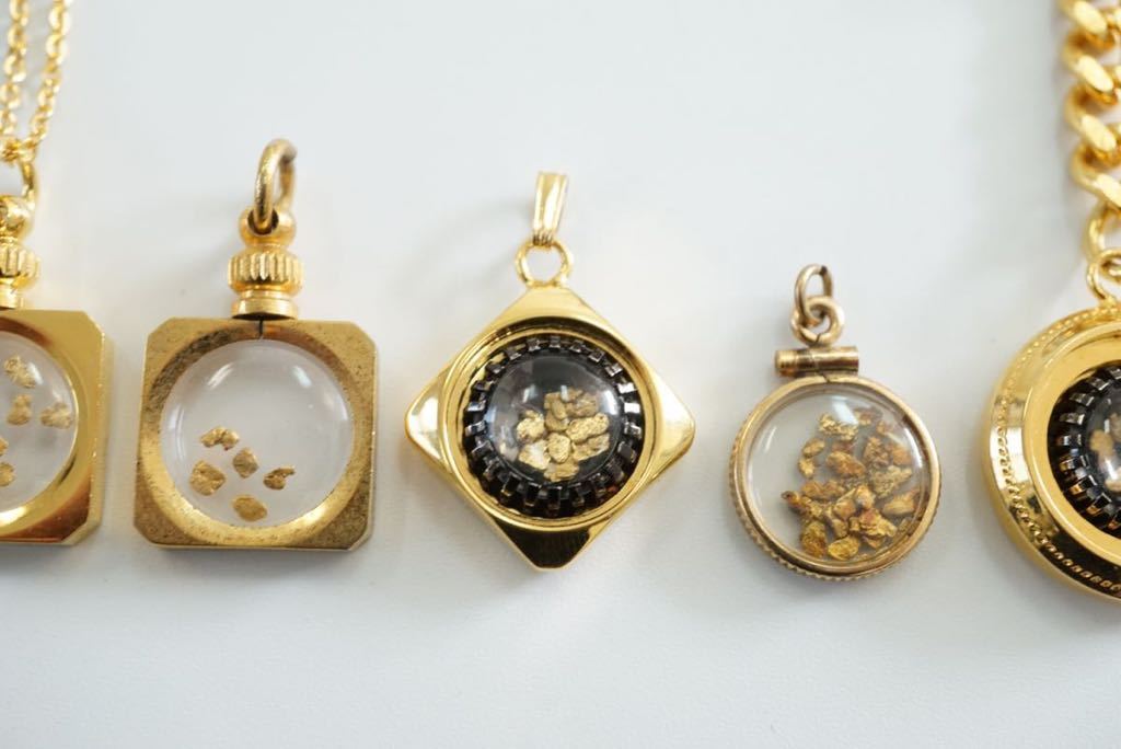 GOLD ゴールドパーク ネックレス 砂金 PARK アクセサリー ヴィンテージ 18k 18金 シルバー 砂金入り - キーホルダー GOLDPARK メルカリ B97