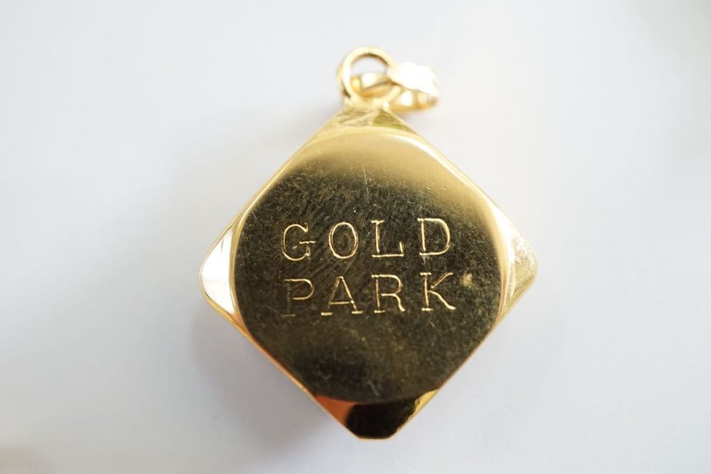 GOLD ゴールドパーク ネックレス 砂金 PARK アクセサリー ヴィンテージ 18k 18金 シルバー 砂金入り - キーホルダー GOLDPARK メルカリ B97