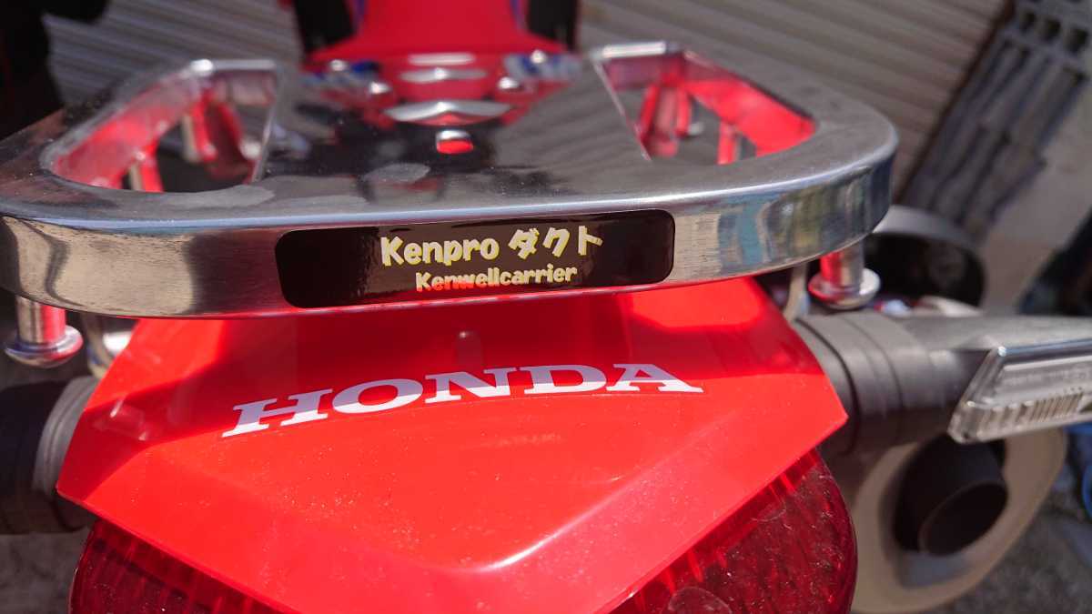 kenwellリアキャリアCRF250L/M.CRF250RALLY(〜20)（アルミ)typeB 