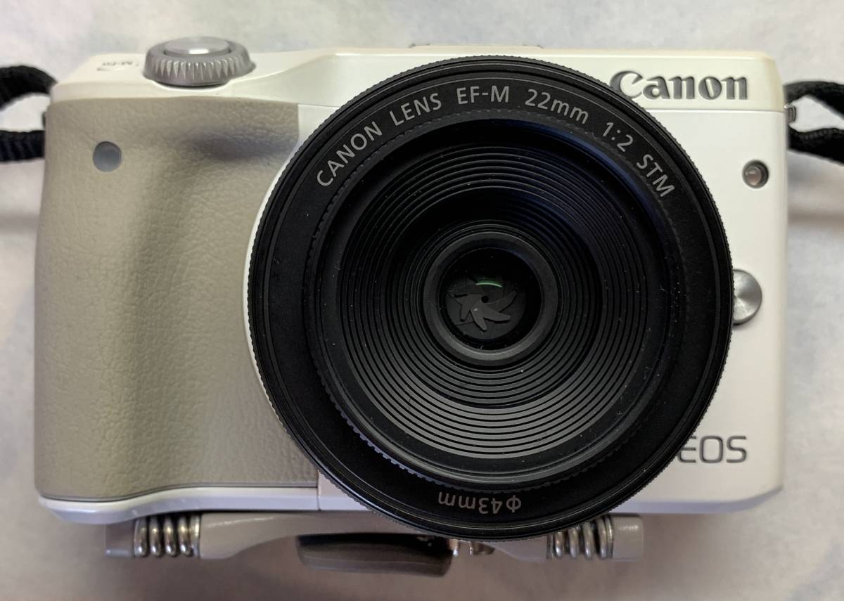 STM EOS M3 Canon F2 EF-M15-45mm EF-M22mm USED double lens kit IS CANON