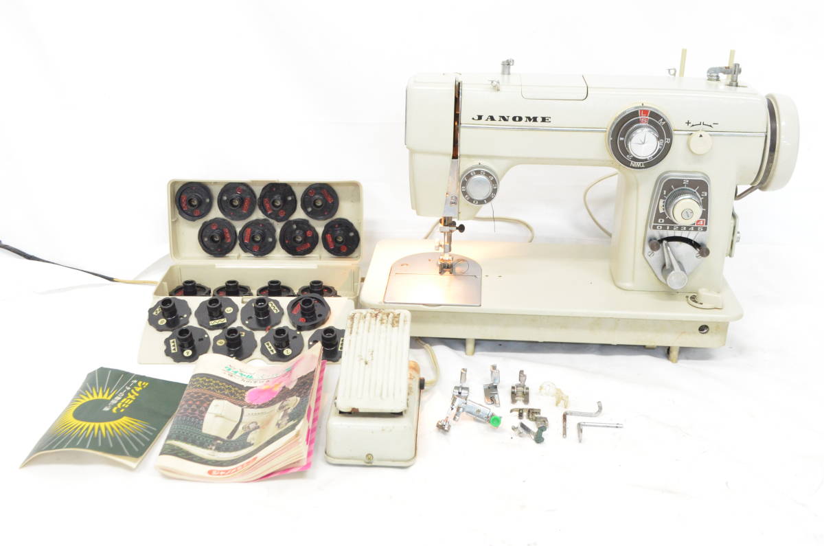 足踏みミシンテーブル　ジャノメ　JANOME MODEL ミシン JANOME フットペダル ハンドクラフト メルカリ S◇通電OK