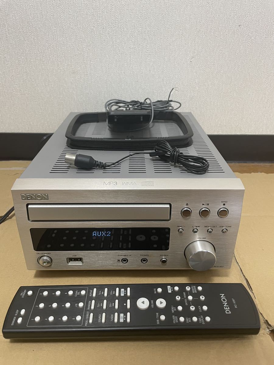 CDレシーバー DENON RCD-M37 デノン RCD-M37は リモコン付き｜Yahoo