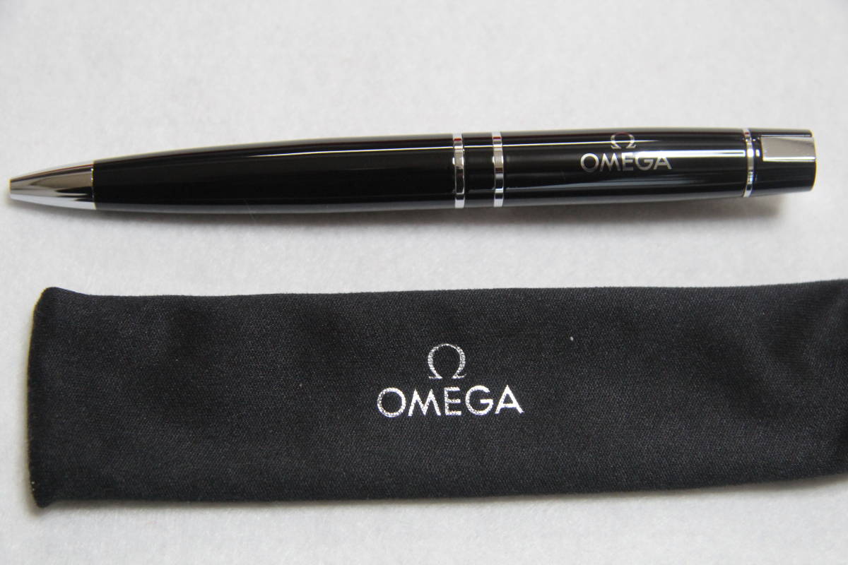 オメガ OMEGA ボールペン ノベルティー ブラック 黒 箱入り 非売品
