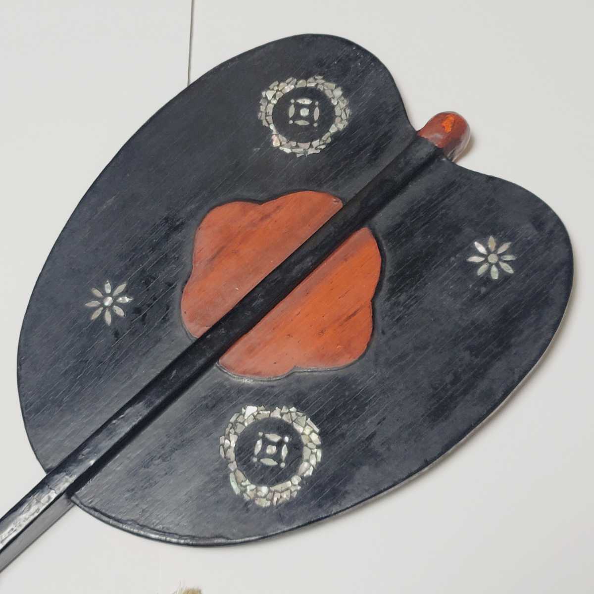 □博物館クラス□軍配□等身大□鎧兜、甲冑、武具、具足、鎧、兜、采配