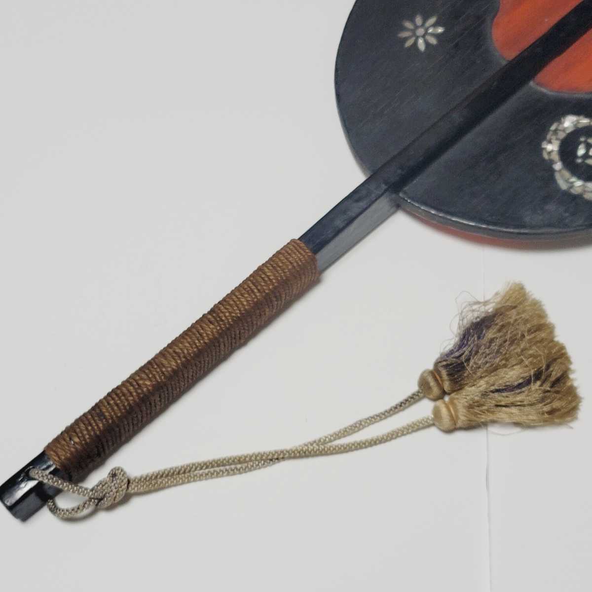 □博物館クラス□軍配□等身大□鎧兜、甲冑、武具、具足、鎧、兜、采配