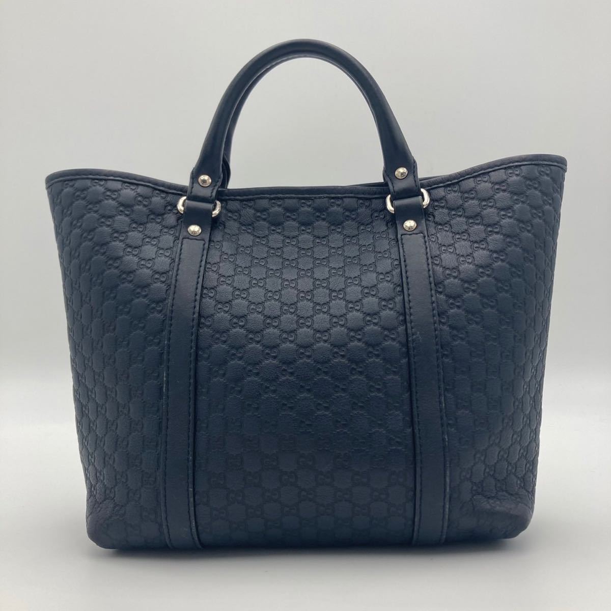 1円【極美品・最上級】定価12万 GUCCI グッチ GG柄 マイクロGG シマ 