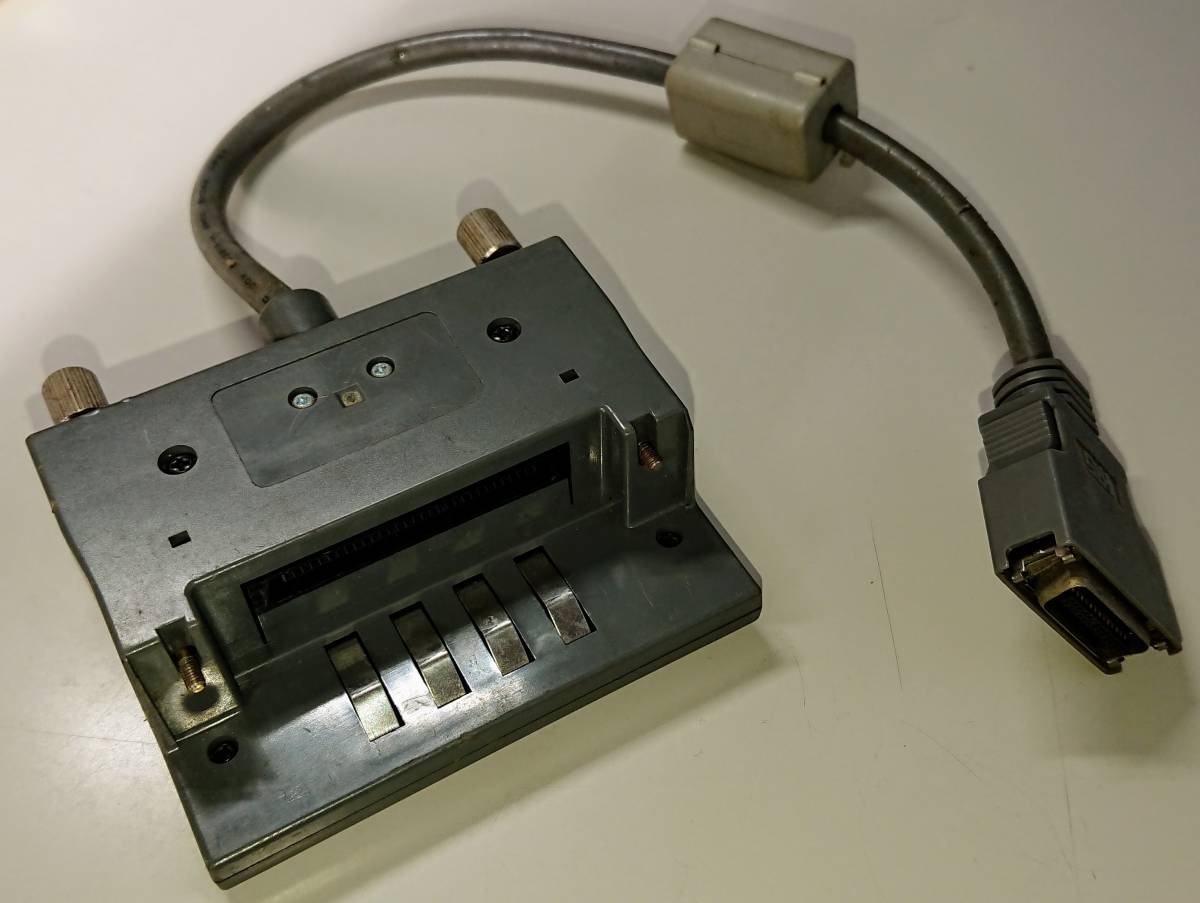 ジャンク】PC-9821 Nr15で使っていた外付けFDDを接続するアダプタ(PC 
