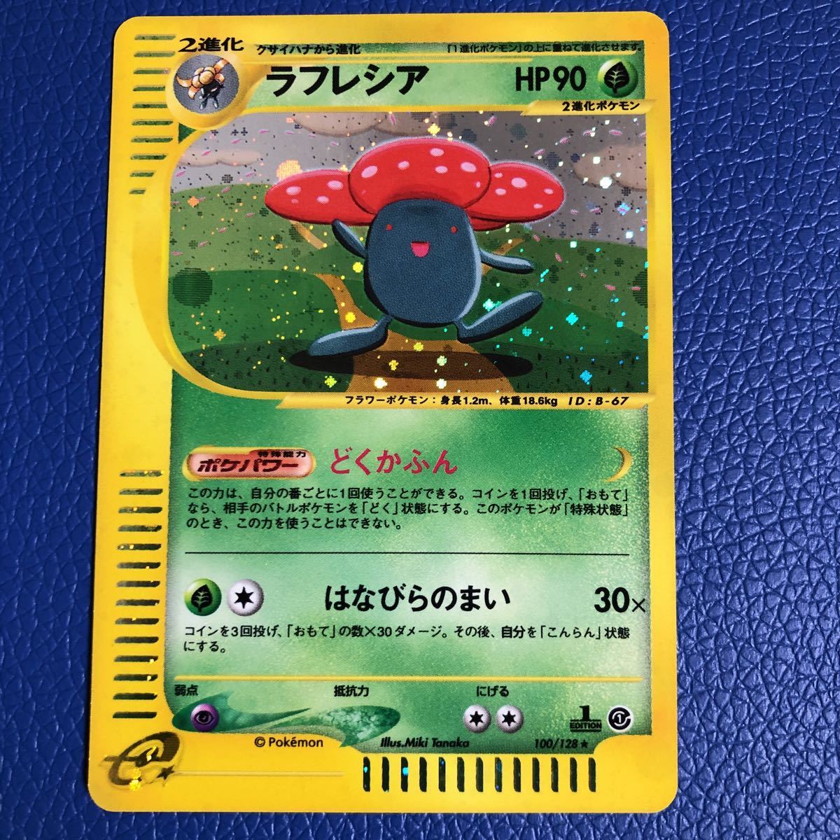 eカード 1ed ラフレシア キラ 第1弾 基本拡張パック Vileplume ラフレシア ポケモンカード e 第1弾 基本拡張パック 1EDITION キラ 新