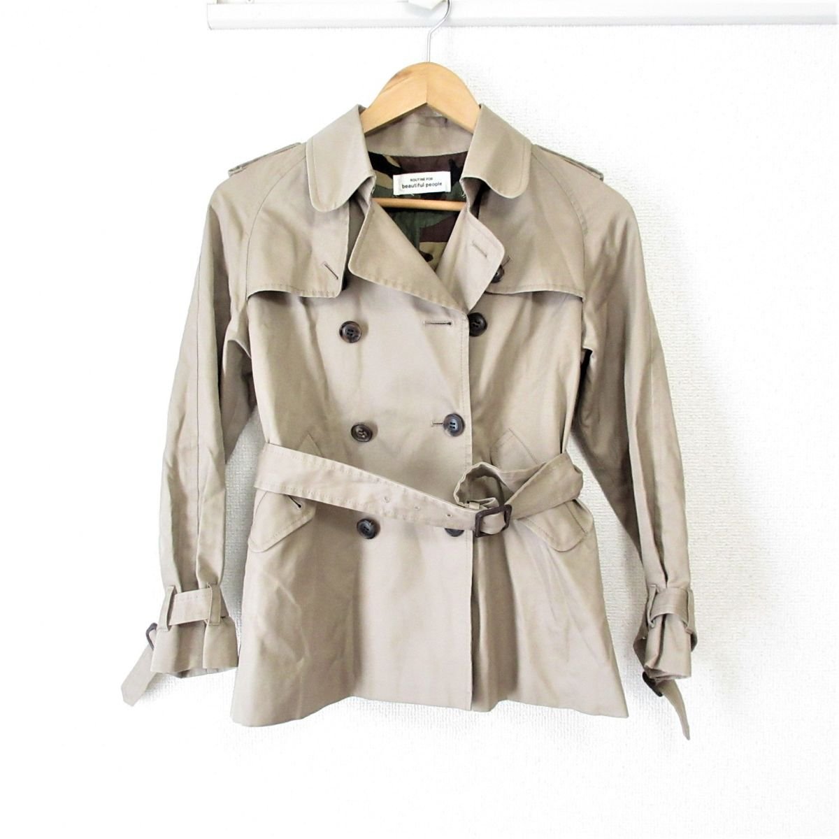 美品 ROUTINE FOR beautiful people ビューティフルピープル ショート  